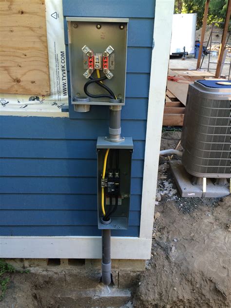 how to attach a meter box to a electric pole|meter base installation videos.